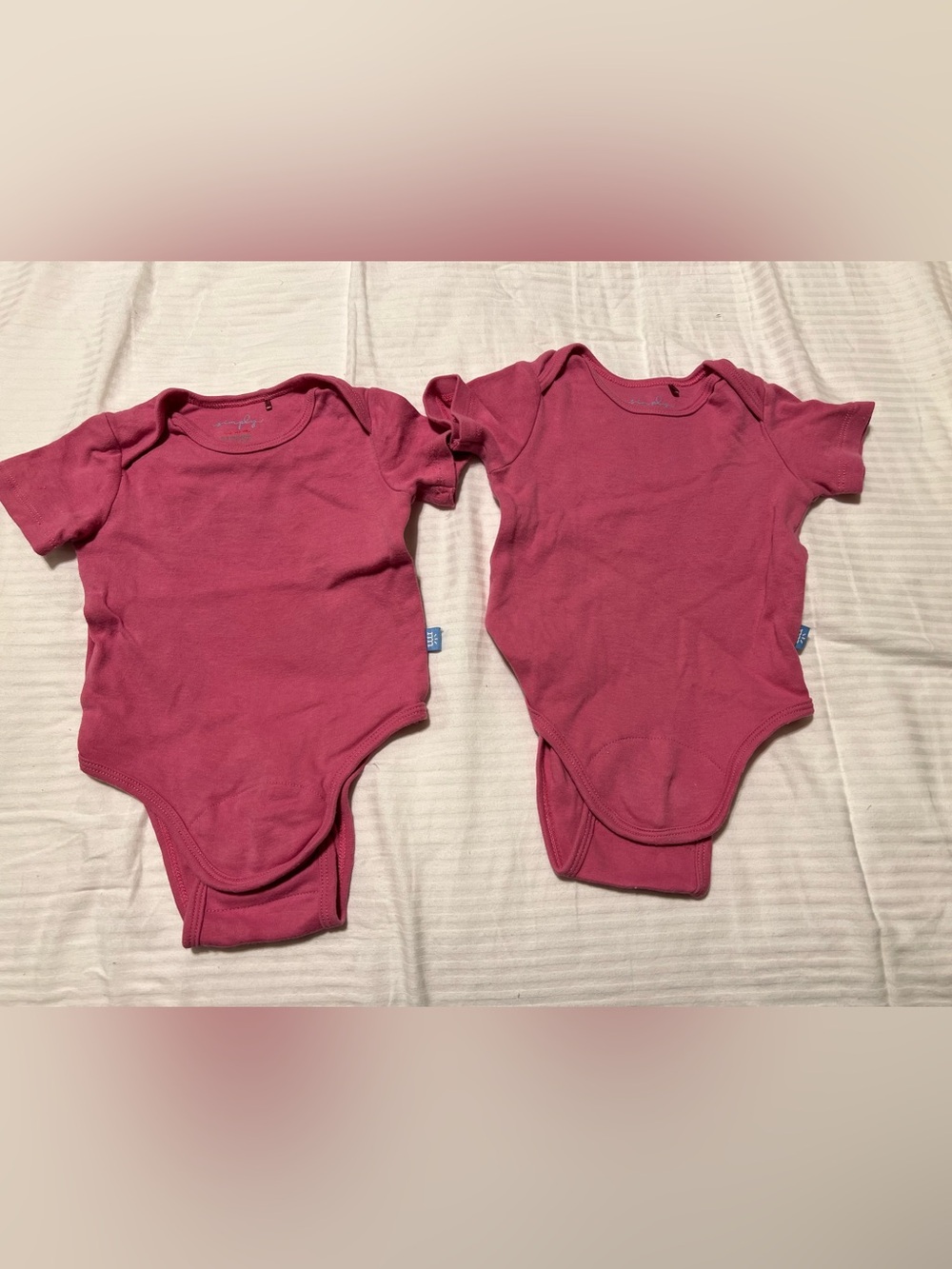 Magnetic Me Organic Cotton Pink Onesies